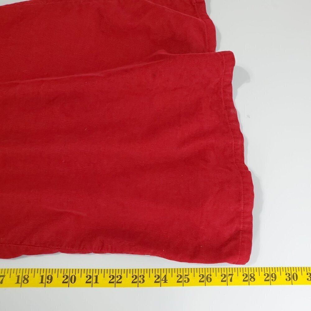 J. Jill‎ Womens Button Front Shirt Size XS Corduroy Long Sleeve Red Tunic Length - Picture 8 of 8